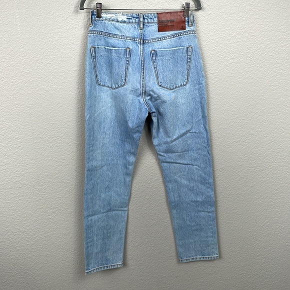 NWT One Teaspoon High Waist Awesome Baggies Jeans Studded Card Suits Vegas 26 - Picture 5 of 12